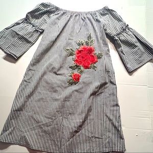 Potter’s Pot cold shoulder dress